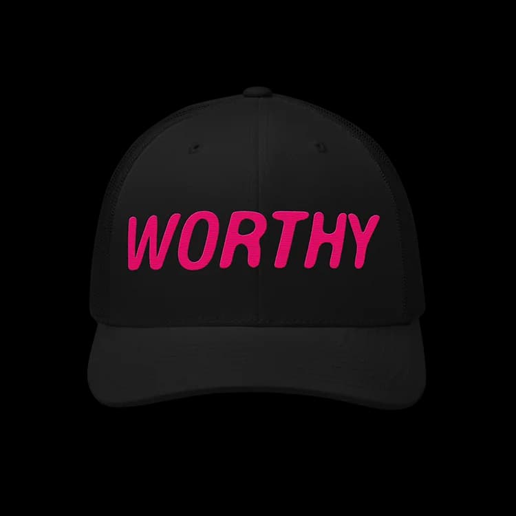 Black Reveting Worthy hat