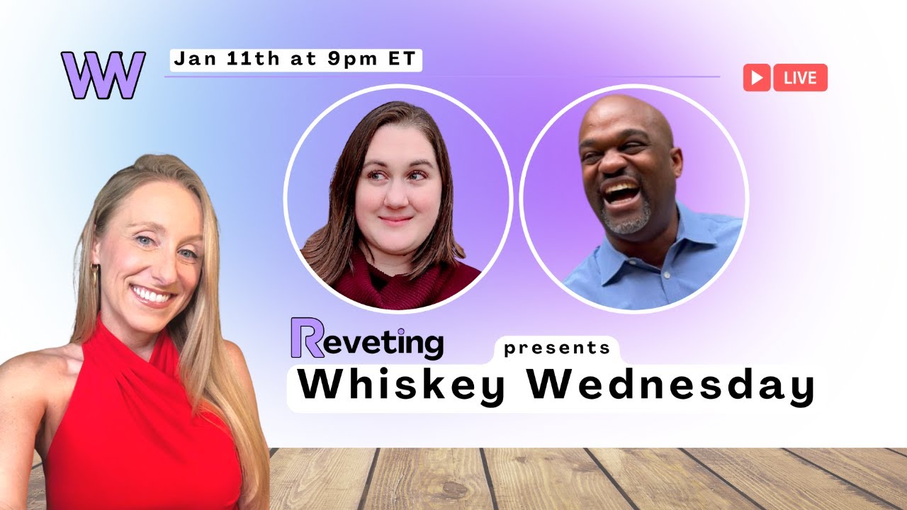 Whiskey Wednesday with Larry Long Jr. and Kate Erwin WinsDay event featuring the episode guests