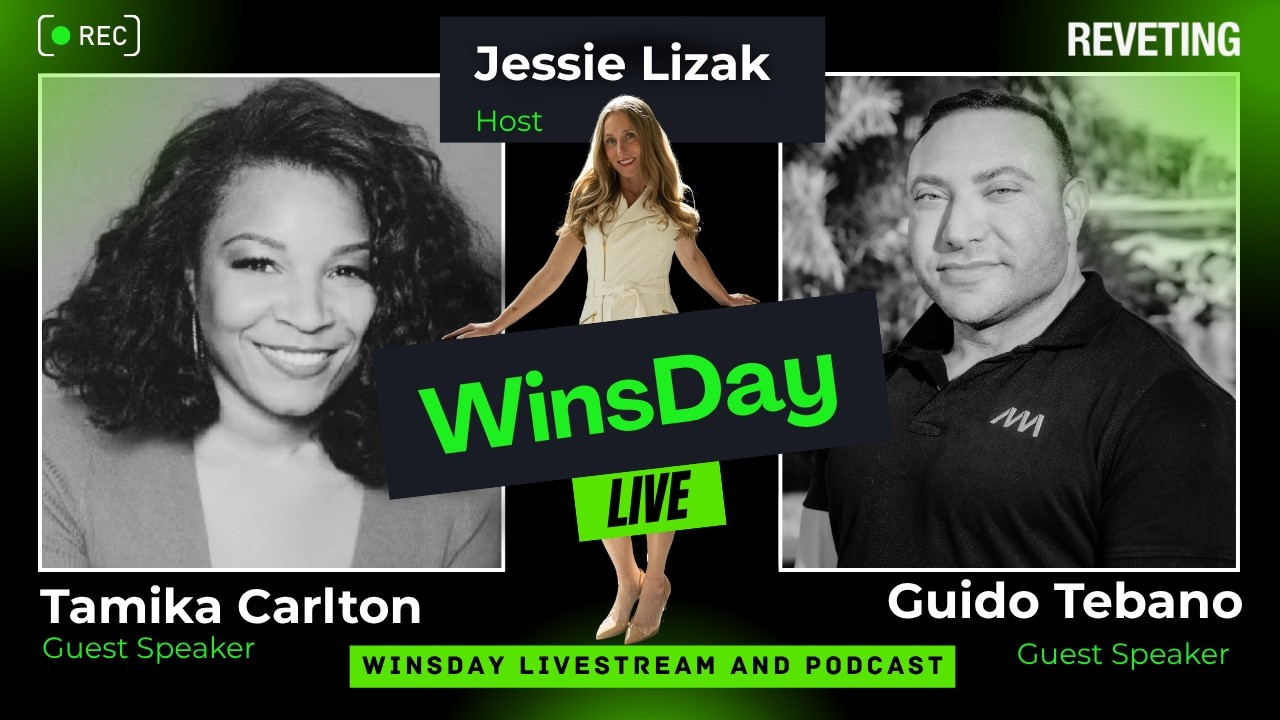 WinsDay Livestream with Tamika Carlton and Guido Tebano WinsDay event featuring the episode guests
